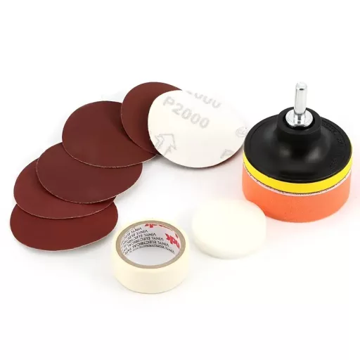 Fényszóró polírozó szett (fúrógépes)