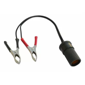 Szivargyújtó aljzat akkucsipesszel 12/24V