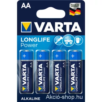   Varta LR6 Longlife Power (High Energy)ceruza C/4 tartós elem