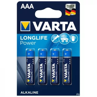   Varta LR03 Longlife Power (High Energy) mikroceruza C/4 tartós elem