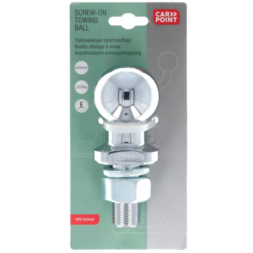 Carpoint Csavarozható Vonógömb, 50mm, 2T