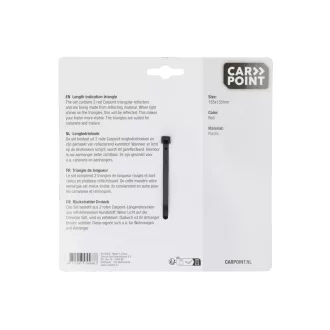 Carpoint Piros 2 db-os Háromszög Prizma