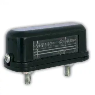 Carpoint Rendszámtábla Világítás, Fekete