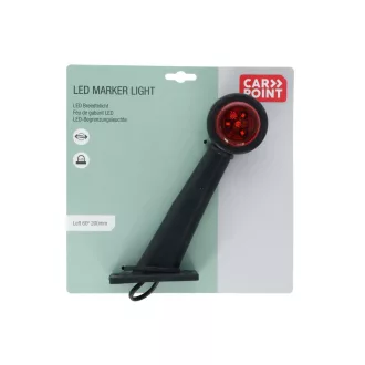 Carpoint piros/fehér LED-es szélességjelző - Bal - 200mm