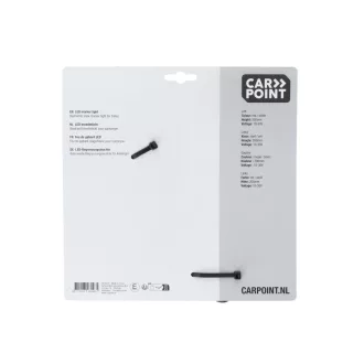 Carpoint piros/fehér LED-es szélességjelző - Bal - 200mm