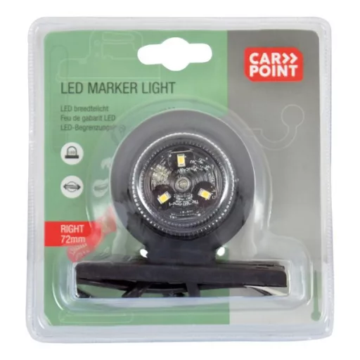 Carpoint SZÉLESSÉGJELZŐ 10-30V LED JOBB 72MM PIROS/FEHÉR