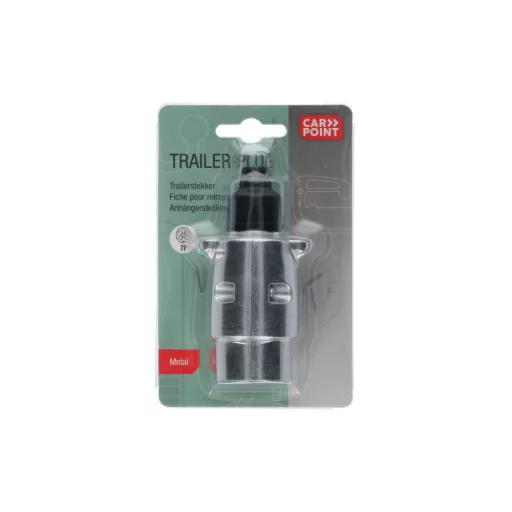 Carpoint 7 Pólusú Utánfutó Dugó, 12V, Alumínium