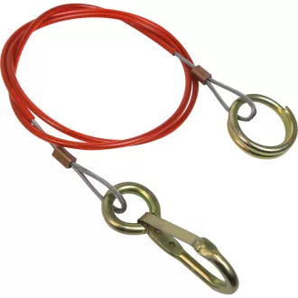   Carpoint Fékkábel, Utánfutóhoz, Piros/Fekete, 110cm, 1000N, 98kg