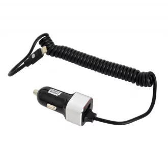 Carpoint SZIVARGYÚJTÓS TÖLTŐ USB+8 PIN MICRO USB 120 CM