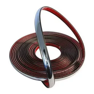 Carpoint Öntapadós Króm Díszcsík 12mm x 8m