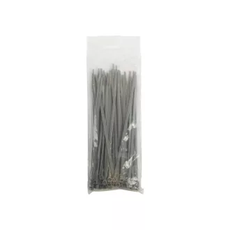 DRESCO KÁBELKÖTÖZŐ 200X4,8MM FEKETE 50 DB