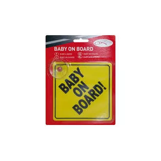 Baby on Board matrica 1db. Tapadókorongos