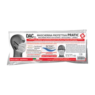 Dac, Arcvédő Maszk, Fekete, Mosható, Antibakteriális