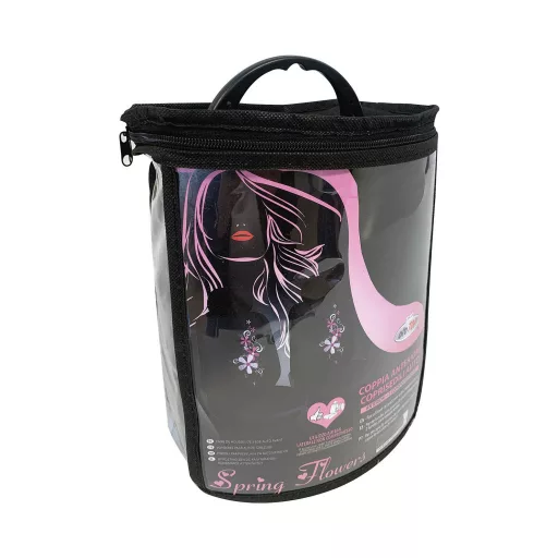 OTO TOP ÜLÉSHUZAT ELŐRE SPRING FLOWERS PÁRBAN FEJTÁMLA HUZATTAL