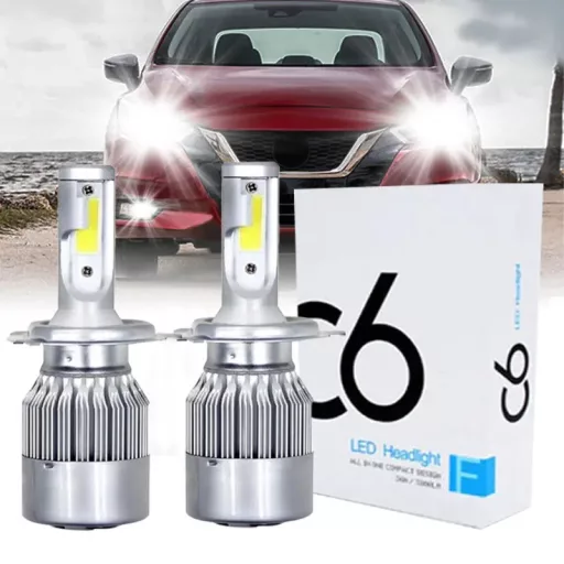 IZZÓ LED H7 C6 LED Fényszóró 26W 3600LM 5500K SMD-H7C6/26W