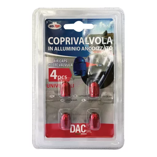 SZELEPSAPKA 4 DB-OS PIROS ALU