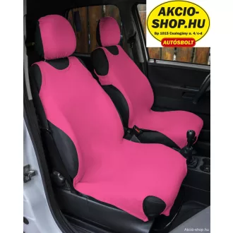 Trikó üléshuzat párban pamut PINK, Rózsaszín Prémium