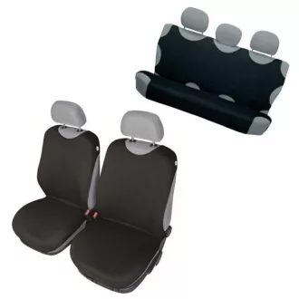   Trikó üléshuzat pamut előre-hátra komplett szett, választható szín!