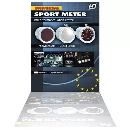 Fehér hátterű OR-LED7708 kipufogógáz hőmérséklet mérő