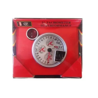   Kiegészítő műszer-Fordulatszámmérő váltásjelzővel extra műszerekkel LED-7785BL