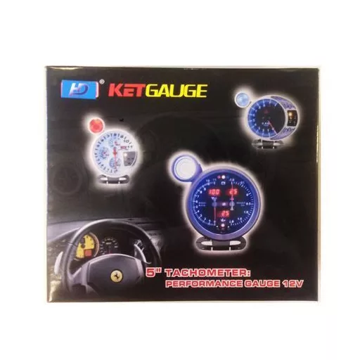 Kiegészítő műszer-Fordulatszámmérő váltásjelzővel extra műszerekkel LED-7785BL