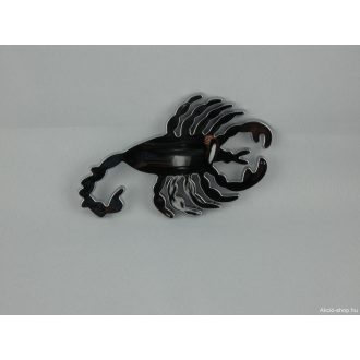 Öntapadó króm embléma Skorpió