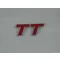 Öntapadó króm embléma TT