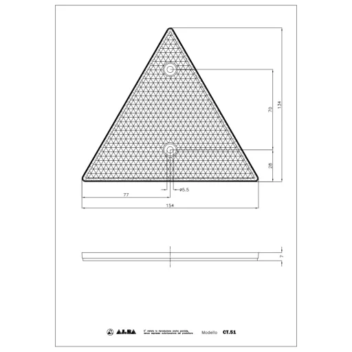 PRIZMA HÁROMSZÖG CT51