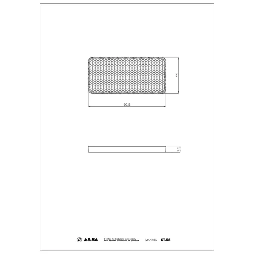 Ajba Prizma Tégla Narancs, Öntapadós