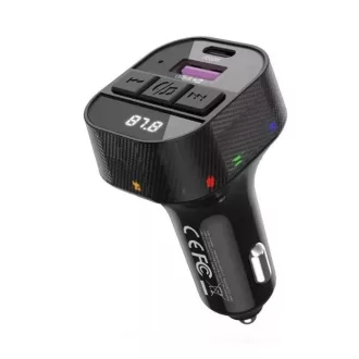   C51 Bluetooth kihangosító 5.3+RGB - FM/Transmitter PD 30W - 12/24V
