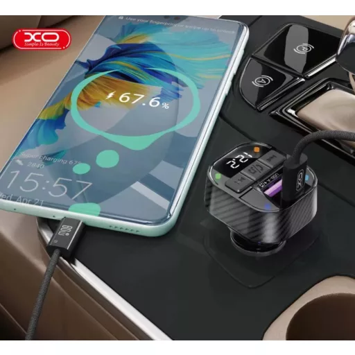 C51 Bluetooth kihangosító 5.3+RGB - FM/Transmitter PD 30W - 12/24V