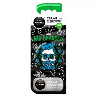 Aroma Car Illatosító, Mr. Bearded Coral