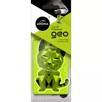 Aroma Car Illatosító, Geo Cat Green Matisse Morning