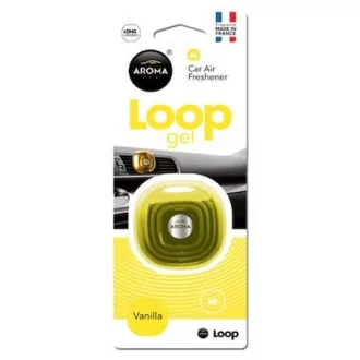 Aroma Car Illatosító, Loop Gél, Vanillia