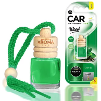 Aroma Car Illatosító, Wood, Green Tea, 6 ml
