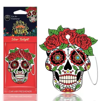 Aroma Car Illatosító, Dia de les Muertos, Silver Tattoo