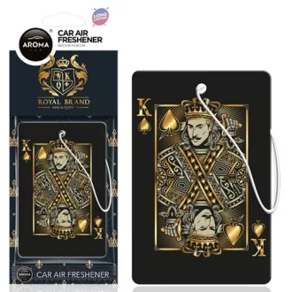 Aroma Car Illatosító, Royal Brand, Király kártya