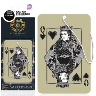 Aroma Car Illatosító, Royal Brand, Királynő kártya