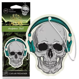   Aroma Car Illatosító, Dia de les Muertos, Fejhallgatós Koponya