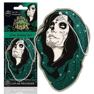   Aroma Car Illatosító, Dia de les Muertos, Green Diamond Gril