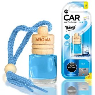 Aroma Car Illatosító, Wood, Aqua, 6 ml