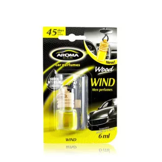 Aroma Car Illatosító, Wood, Wind, 6 ml