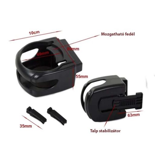 Autó hamutartó tartó pohártartó W04597