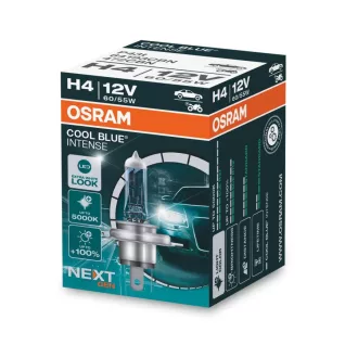   Izzó 12V/60/55W/H4 1db/+100% 5000K Osram Cool Blue Intense Nextgen 64193CBN