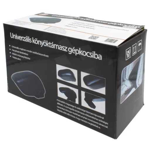 MaxSpeed Könyöklő Univerzális Csuszótetős, Fekete-szürke, 30x12x15cm