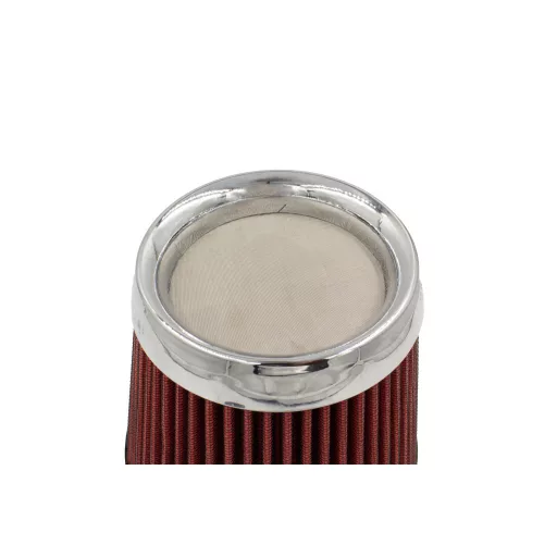MaxSpeed Sport Levegőszűrő, Króm/Piros