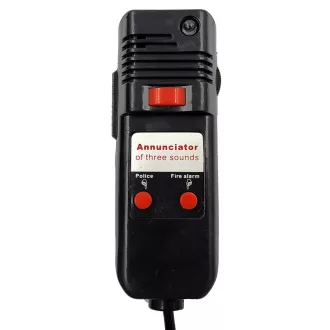 MaxSpeed Sziréna + Mikrofon, Két szólamú, 80W