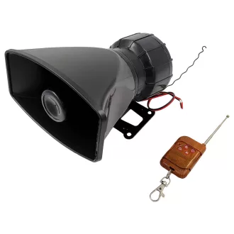 MaxSpeed Sziréna + Távirányító, 60W