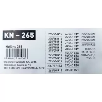 MaxSpeed Hólánc KN265 16mm