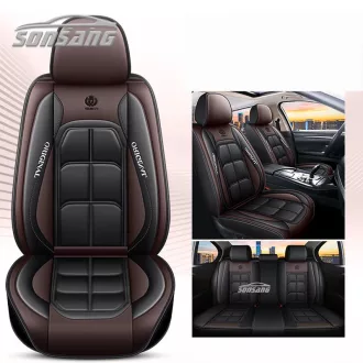 Sonsang Prémium Üléshuzat Szett, Műbőr, Kávé/Fekete